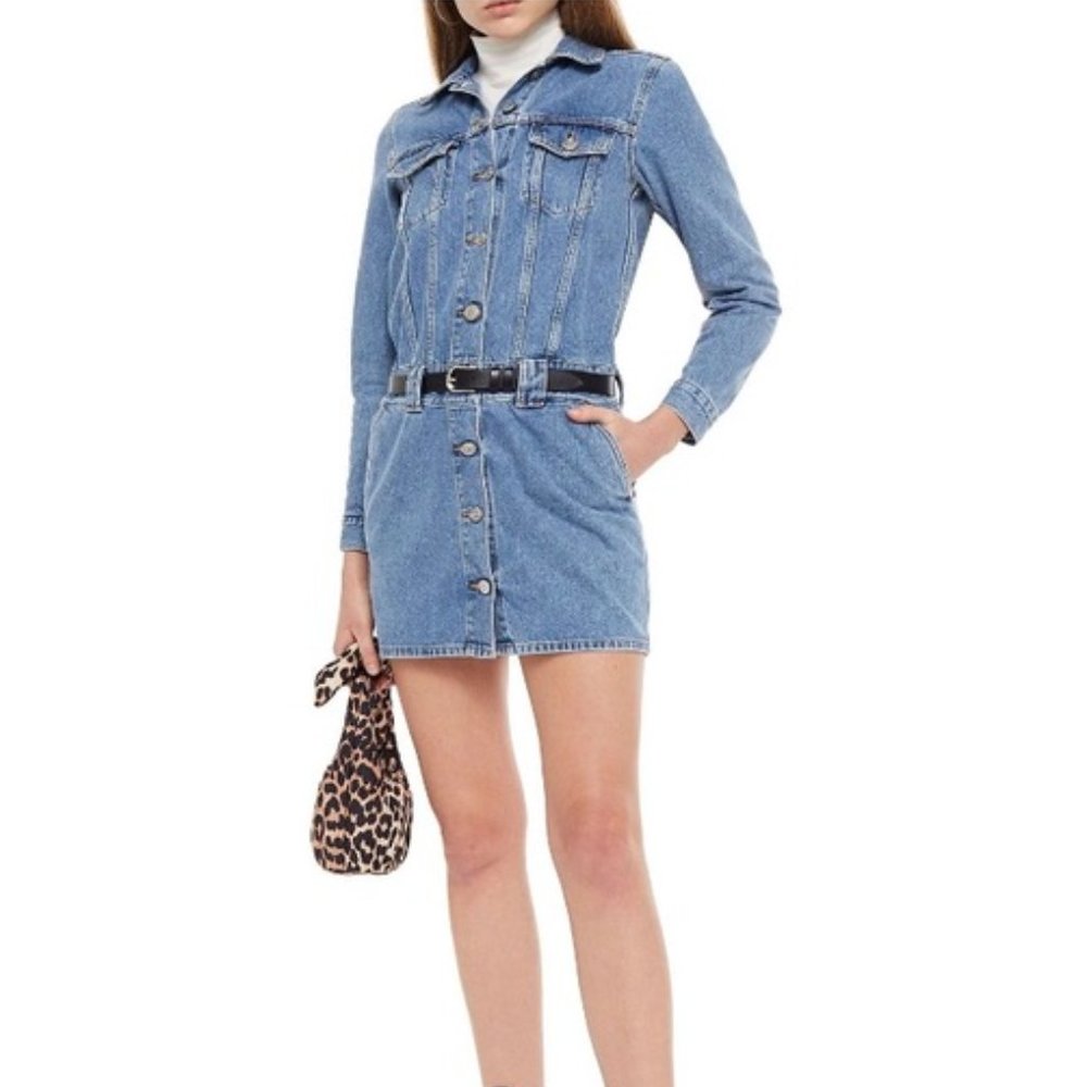 GANNI Denim Mini Dress